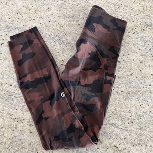 Lululemon Women’s Fast and Free Camo Print Leggings